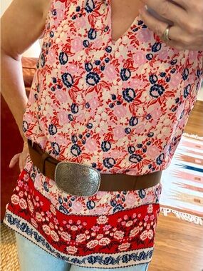 Floral Sleeveless Top
